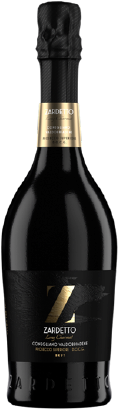 Small bottle of Zardetto prosecco