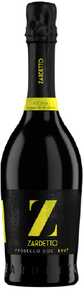Small bottle of Zardetto prosecco